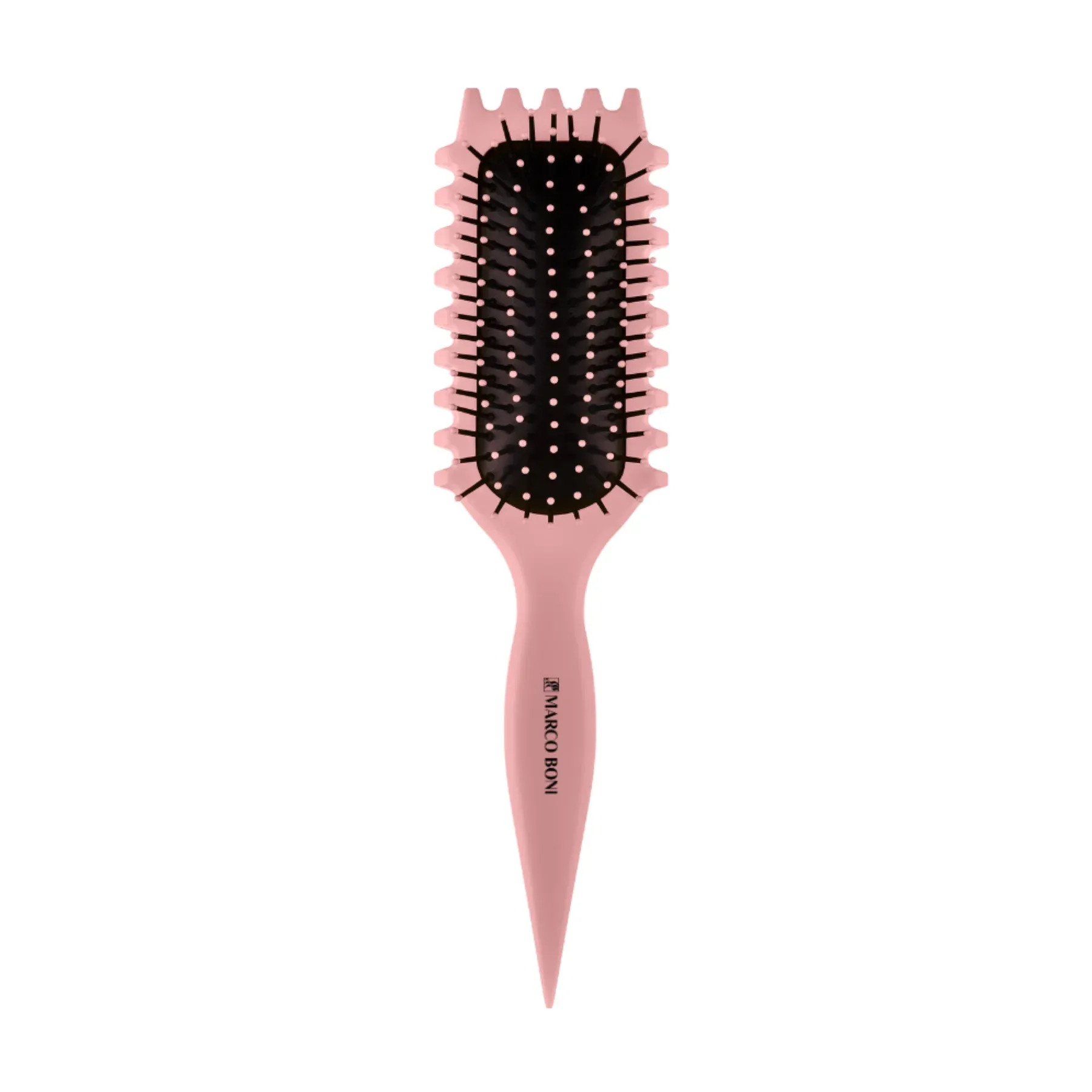 Escova Marco Boni Curly Definidora Cerdas Únicas Rosa (Ref 7239)